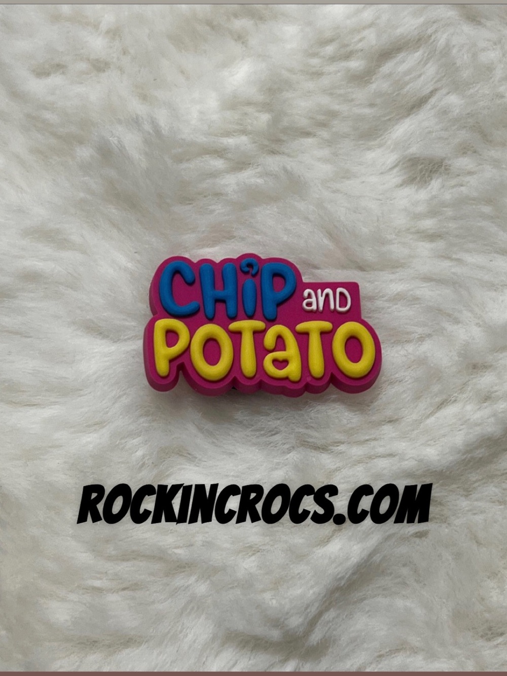 Chip and Potato Croc Charm